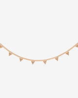 Tiny Beads Collana Oro Rosa