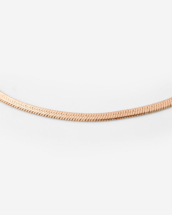 Slim Herringbone Cavigliera