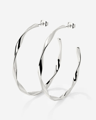 Sahira Orecchini Large Argento