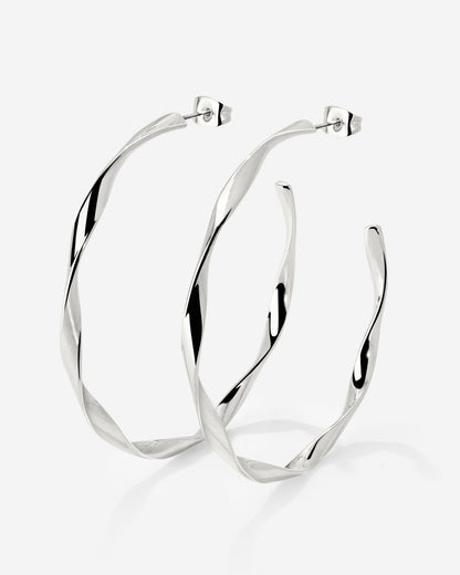 Sahira Orecchini Large Argento