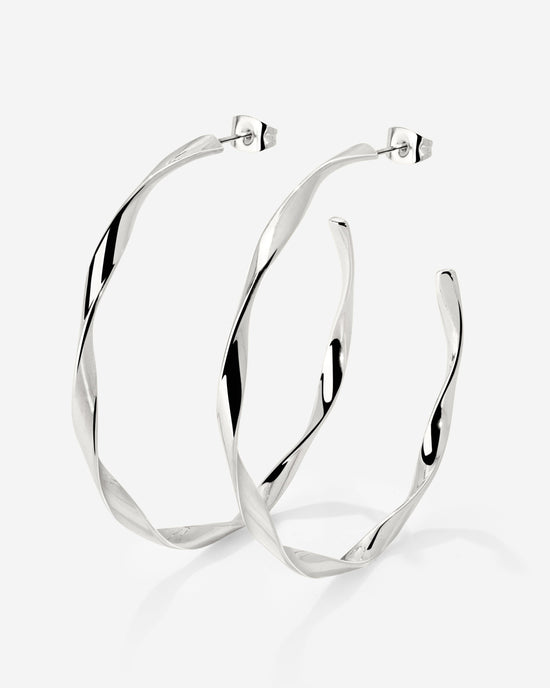 Sahira Orecchini Large Argento