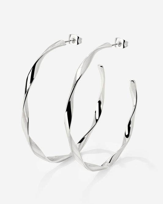 Sahira Orecchini Large Argento
