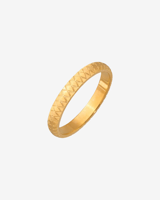 Cute Pattern Anello Oro