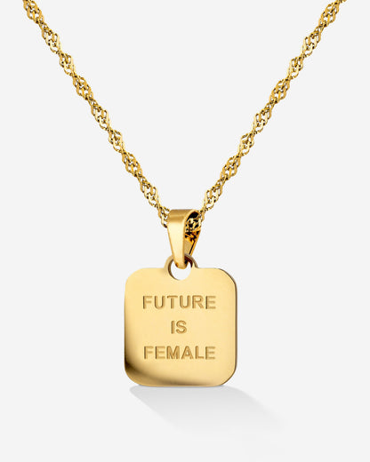 Future is female Collana Oro