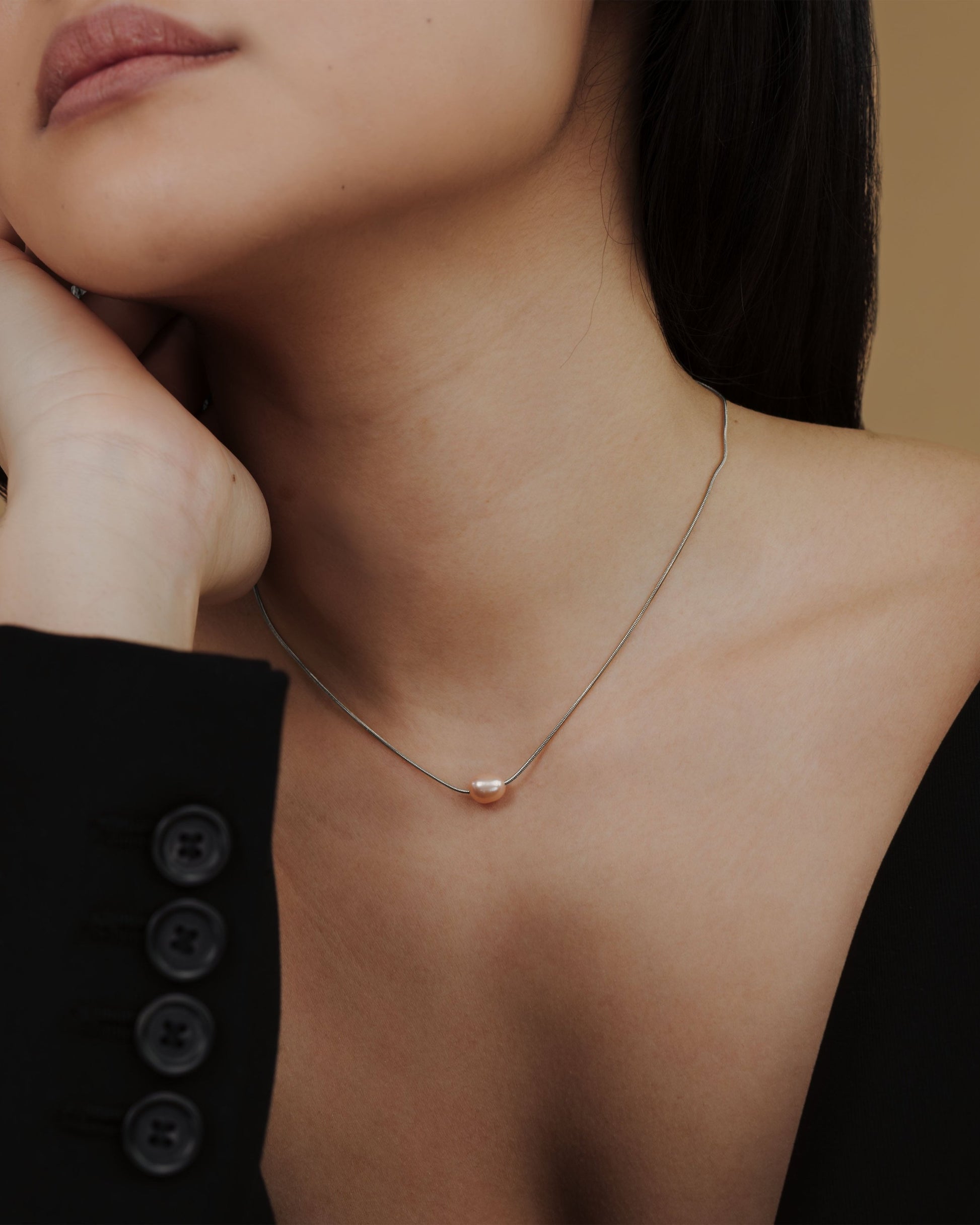 Blush Pearl Collana Argento