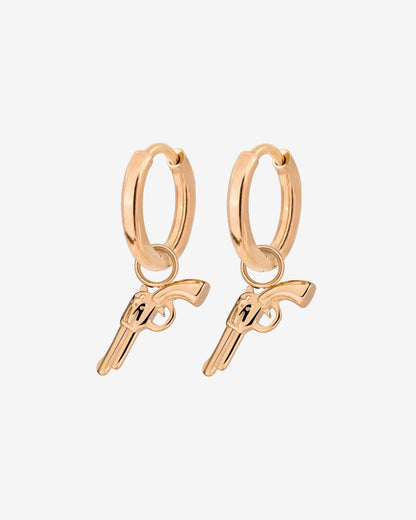 Bulletproof Hoop Set Baby Oro Rosa