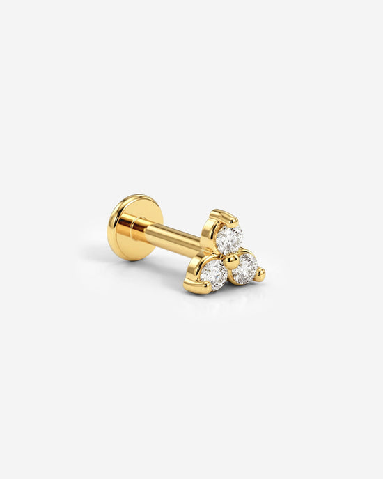 Sparkle Piercing Stud Oro