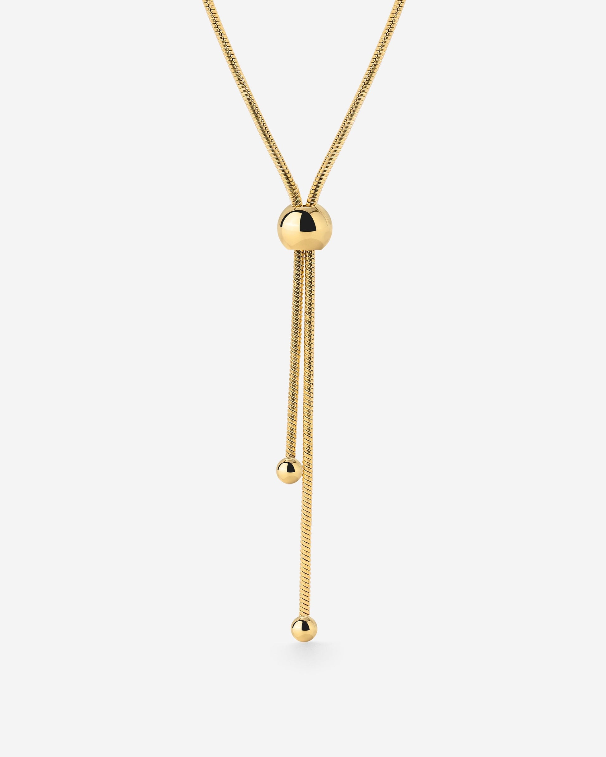 Simple Elegance Y-Collana Oro