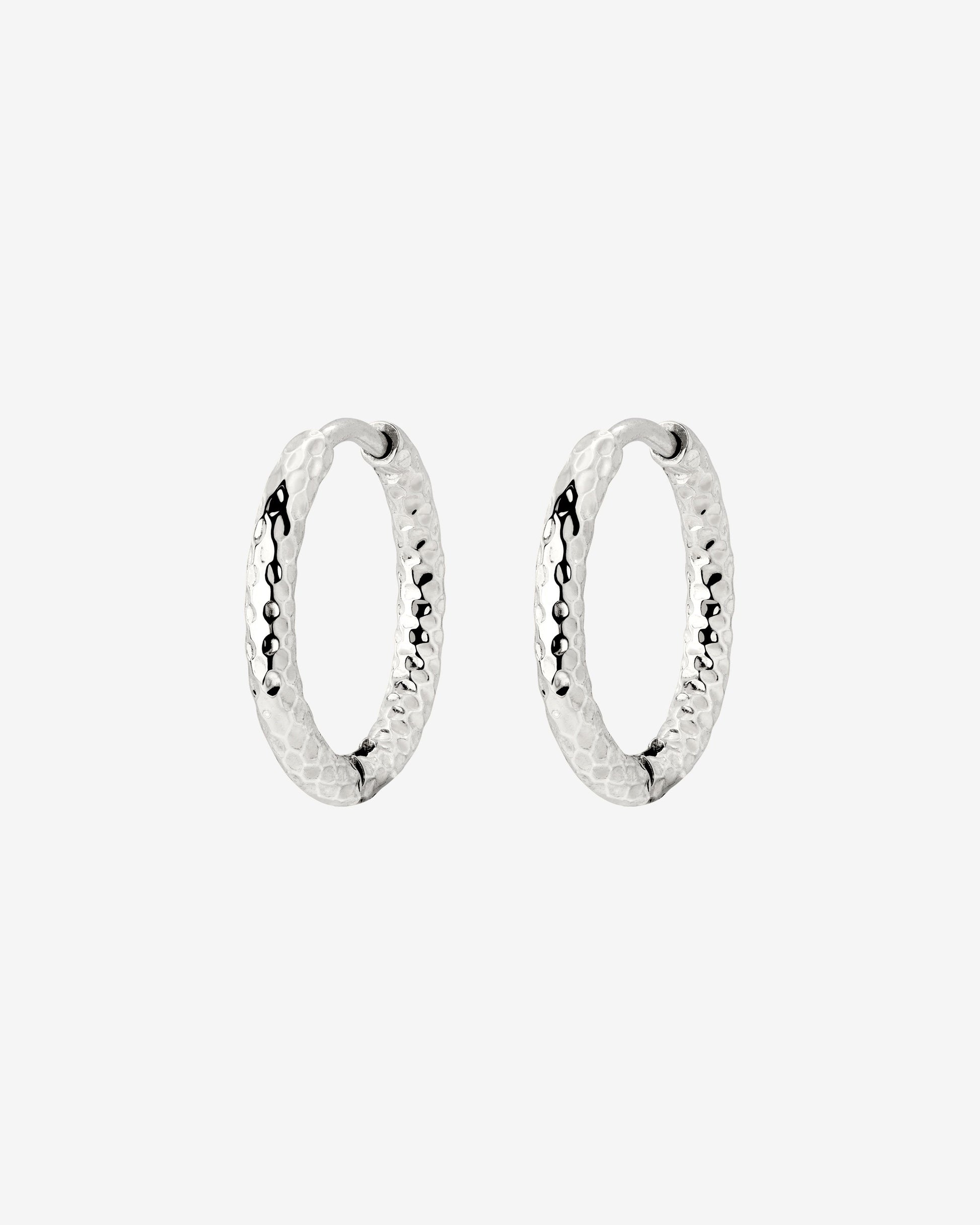 Prism Hoops Small Argento
