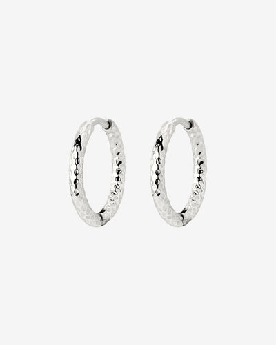 Prism Hoops Small Argento