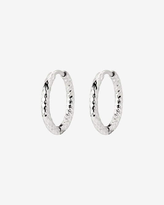 Prism Hoops Small Argento