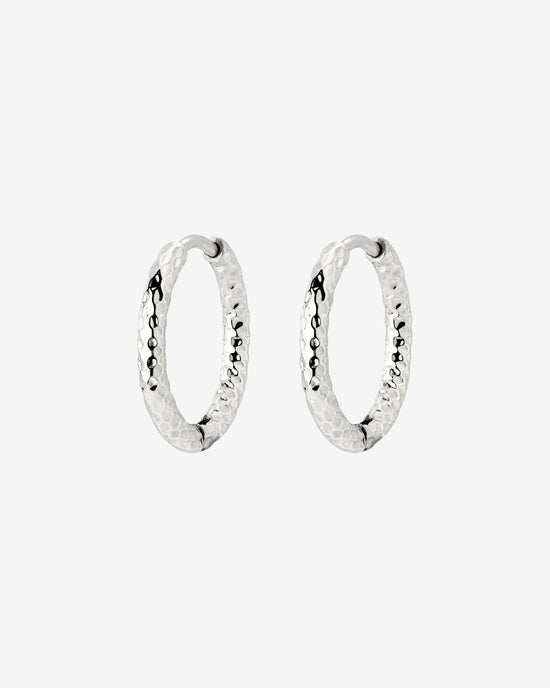 Prism Hoops Small Argento