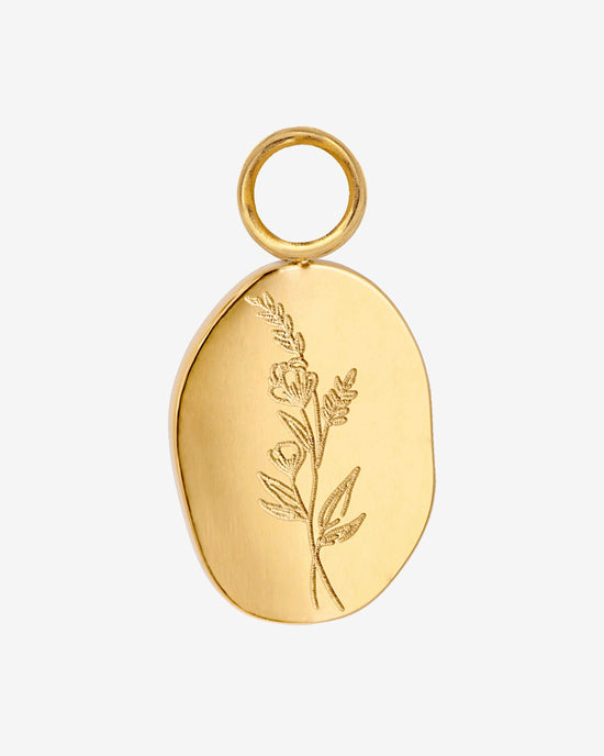 Bouquet Coin Hoop Set Medium Oro