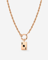 Aced Rope Chain Collana Set Oro Rosa