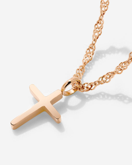 Saints Cross Collana Oro Rosa