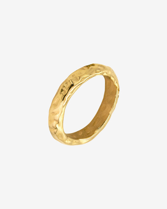 Hammered Unity Anello Oro