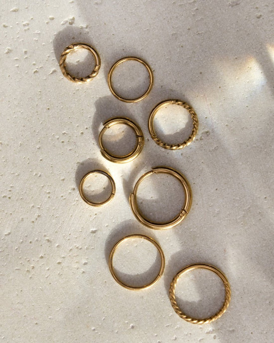 Twisted Click Piercing Oro
