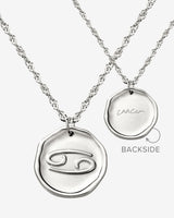 Zodiac Collana - Cancro Argento