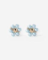 Forever Blue Daisy Orecchini Oro Rosa