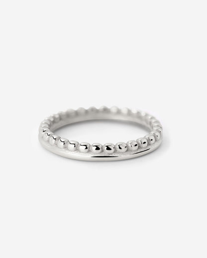 Boho Dots Anello Argento