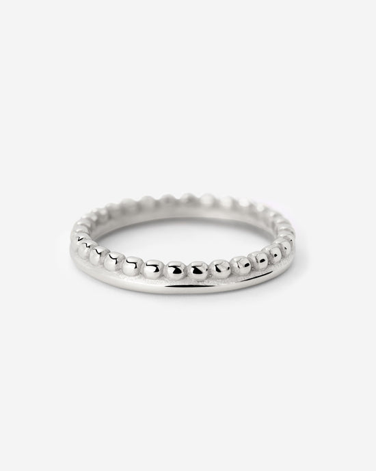 Boho Dots Anello Argento