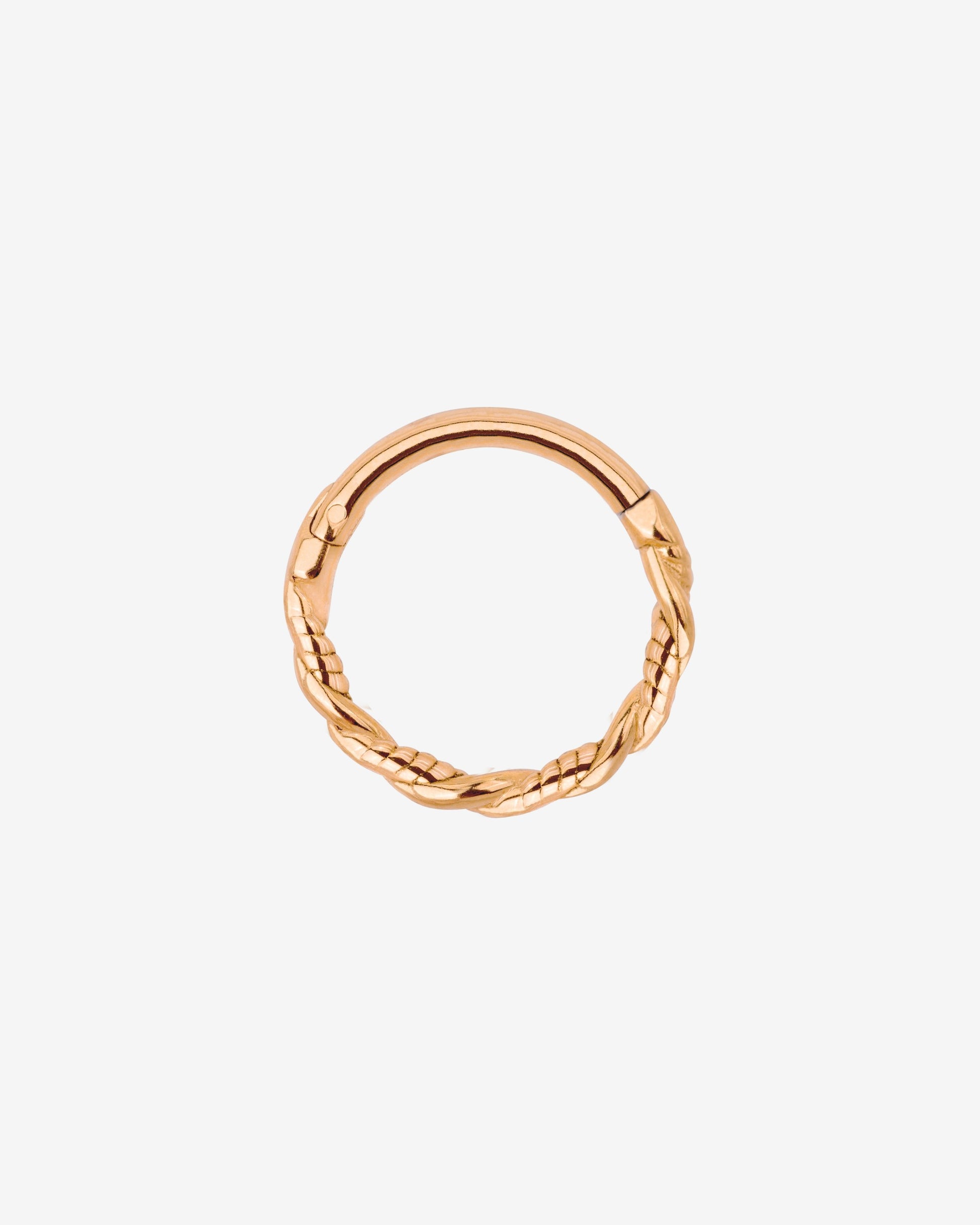 Curly Twist Piercing Oro Rosa