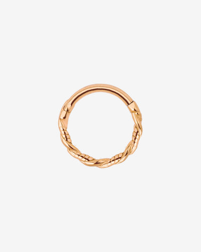 Curly Twist Piercing Oro Rosa
