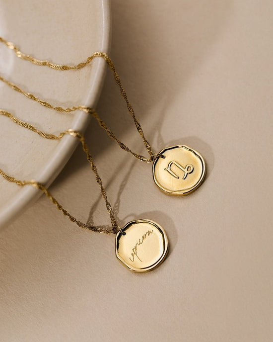 Zodiac Collana - Capricorno Oro Rosa