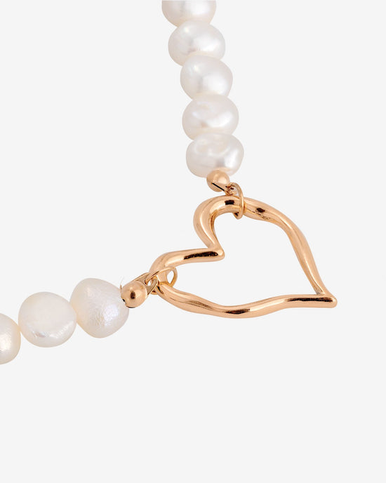 Melting Heart Pearl Bracciale Oro Rosa