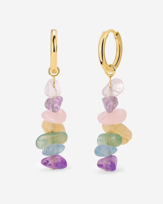 Luminous Lisy Hoop Set Small Oro