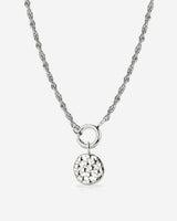 Starry Skies Rope Chain Collana Set Argento