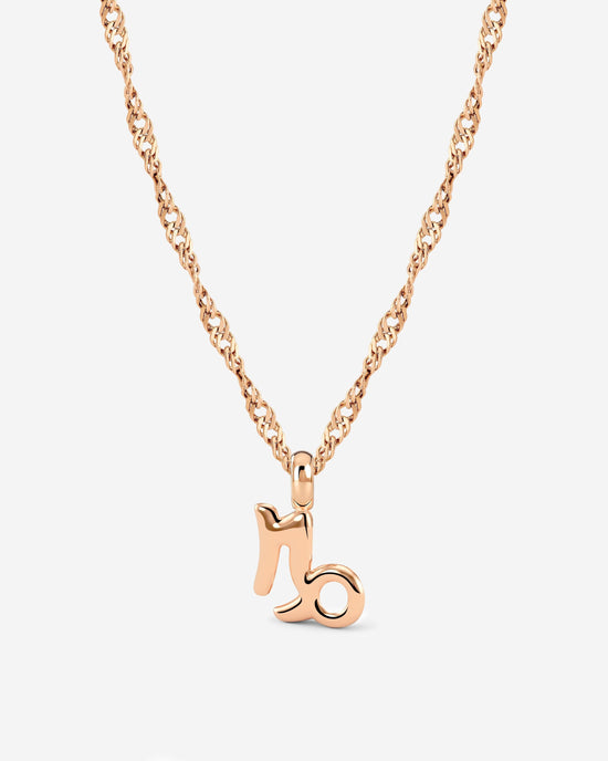 Capricorn Bubble Collana Oro Rosa