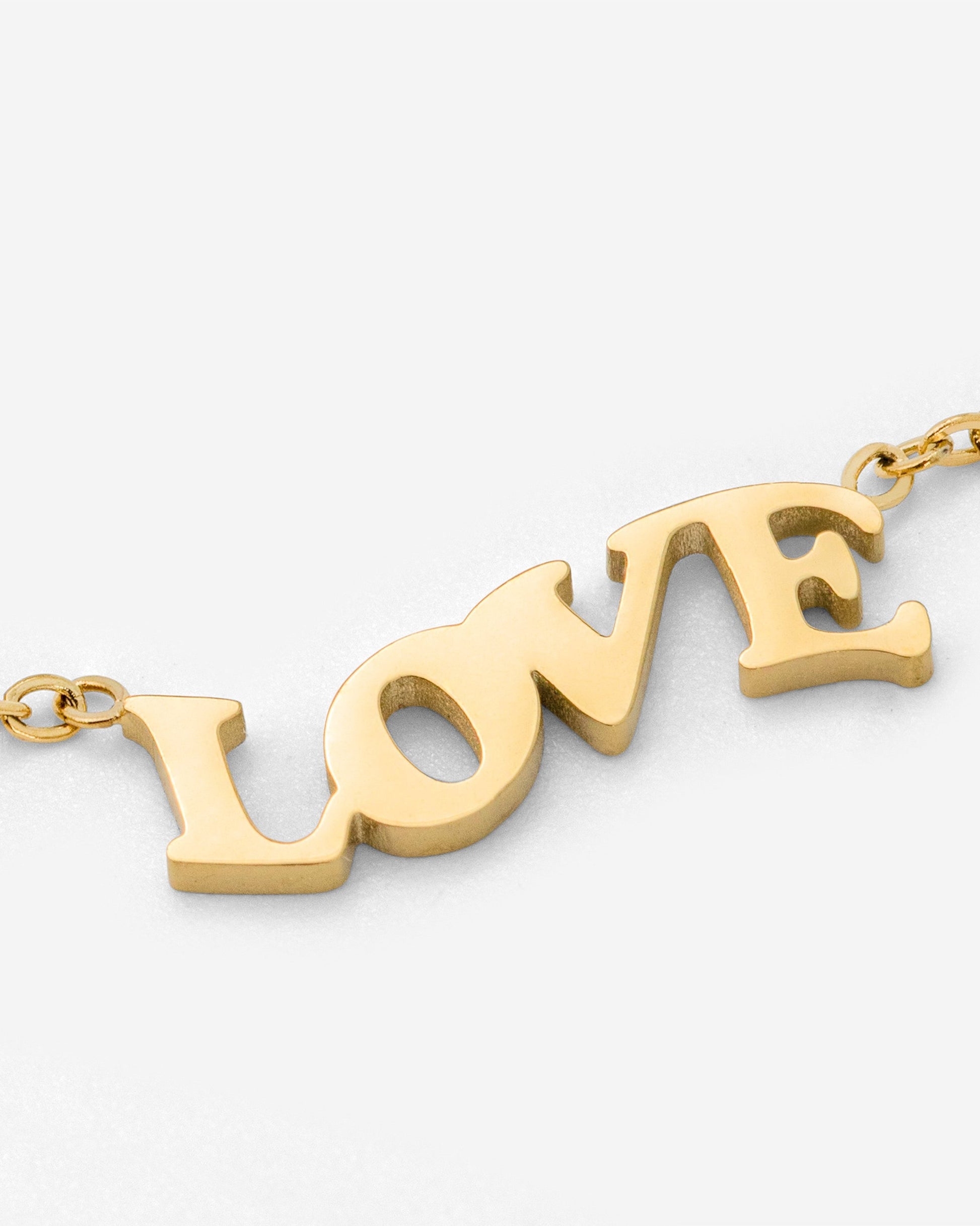 Love is Love Collana Oro