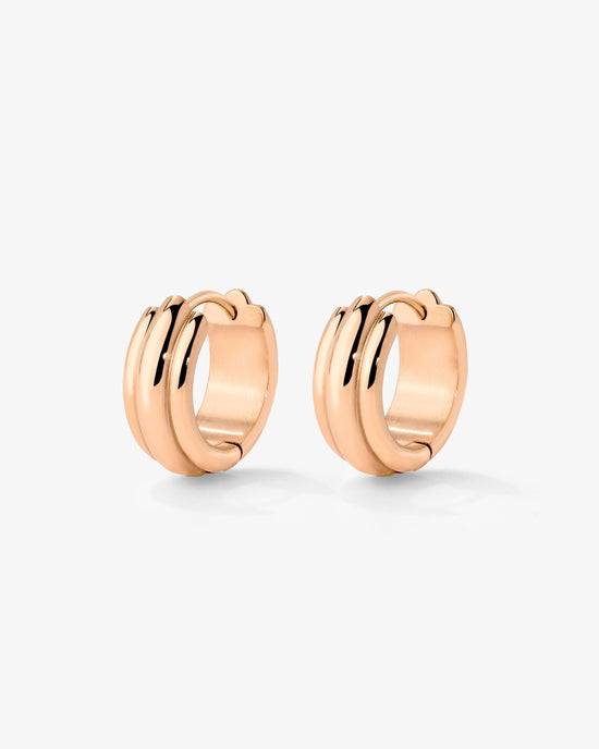 Halo Orecchini Oro Rosa