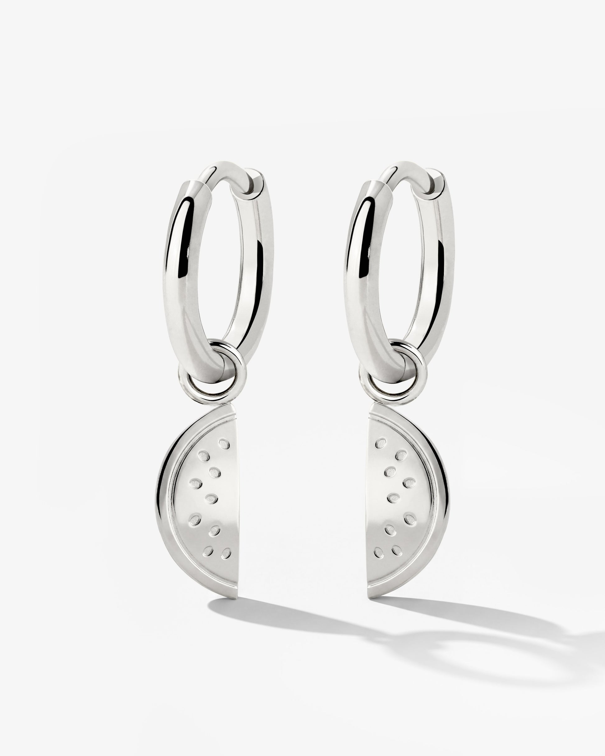 Melony Hoop Set Small Argento