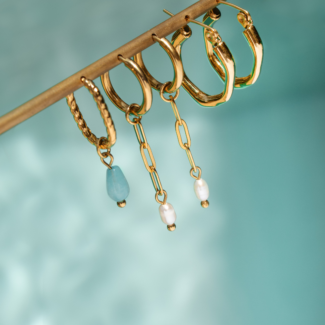 Ocean Find Hoop Set Small Oro