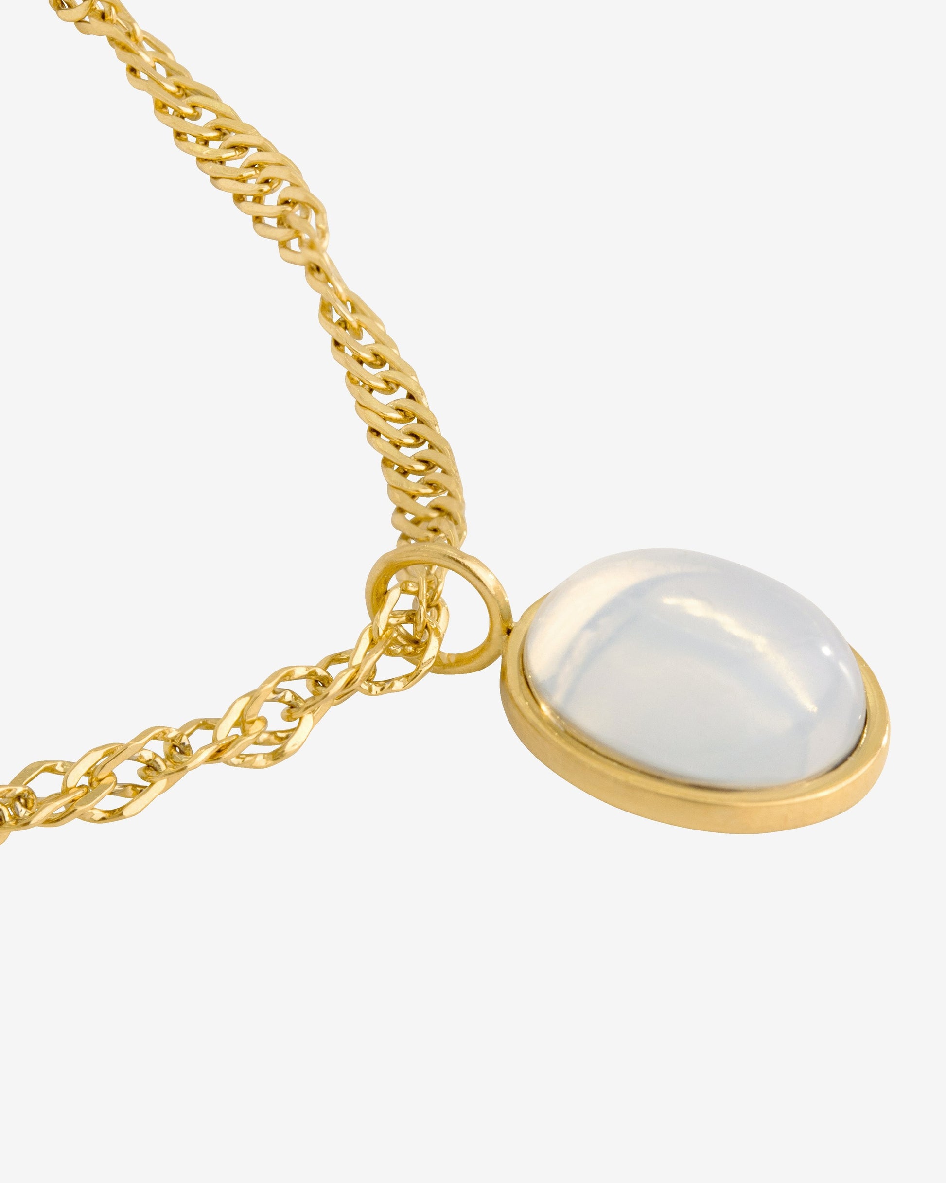 Oval Pendant Collana Oro