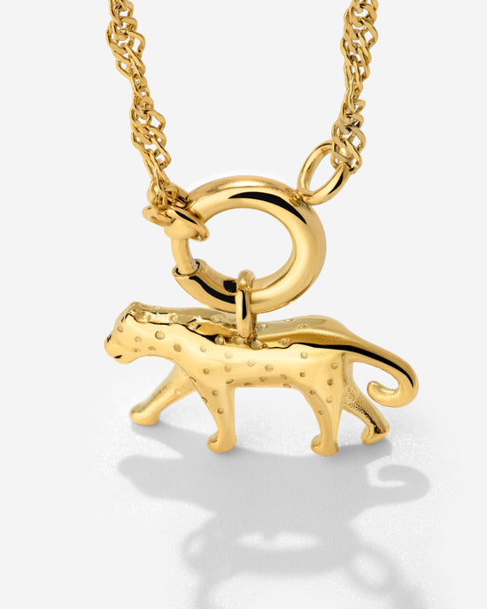 Leopard Singapore Chain Collana Set Oro
