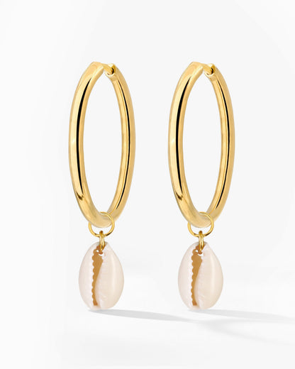 Ocean Whisper Sierra Hoop Set Large Oro