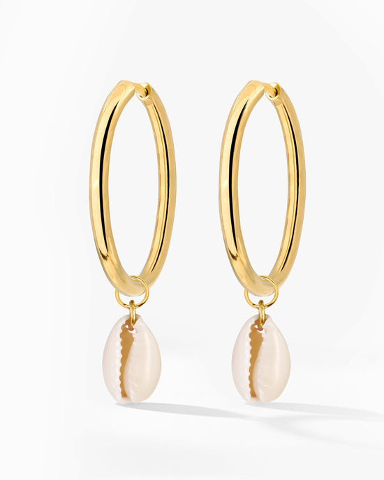 Ocean Whisper Sierra Hoop Set Large Oro