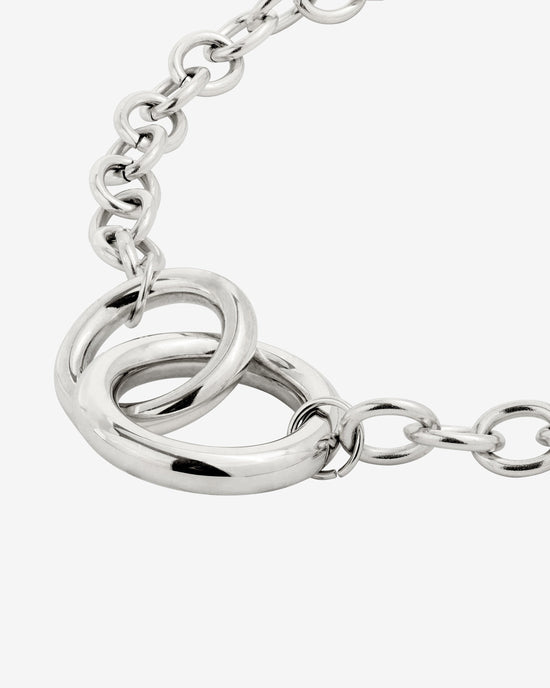 Love Me a Link Collana Argento