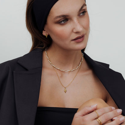 Lustrous Pendant Collana Oro