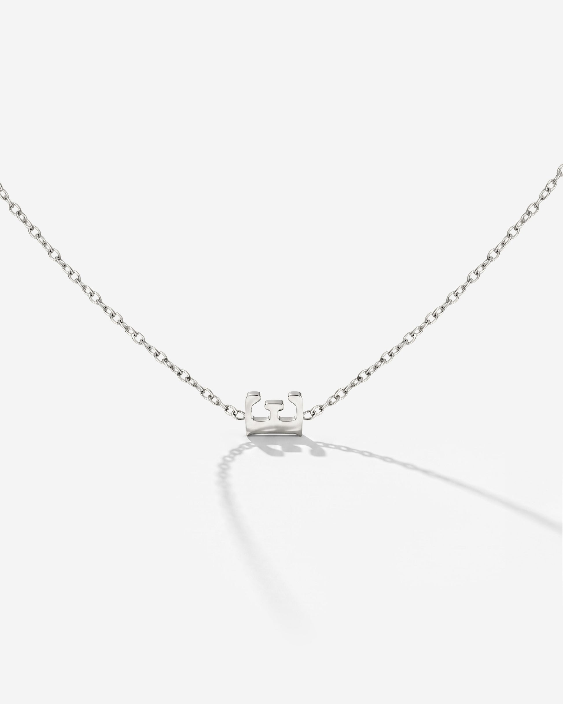 Tiny Letter Necklace