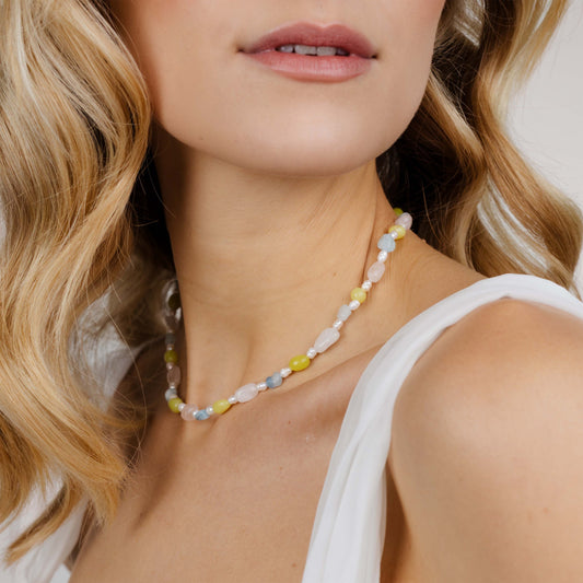Cotton Candy Choker Oro