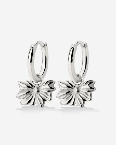 Eternal Bloom Hoop Set Small Argento