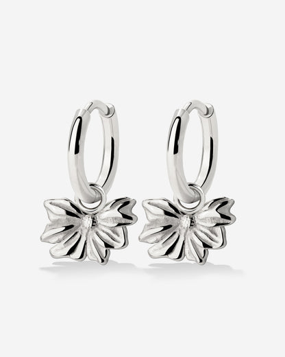 Eternal Bloom Hoop Set Small Argento