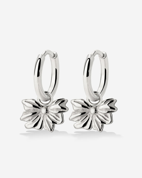 Eternal Bloom Hoop Set Small Argento