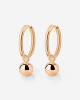 Bubbly Hoop Set Medium Oro Rosa