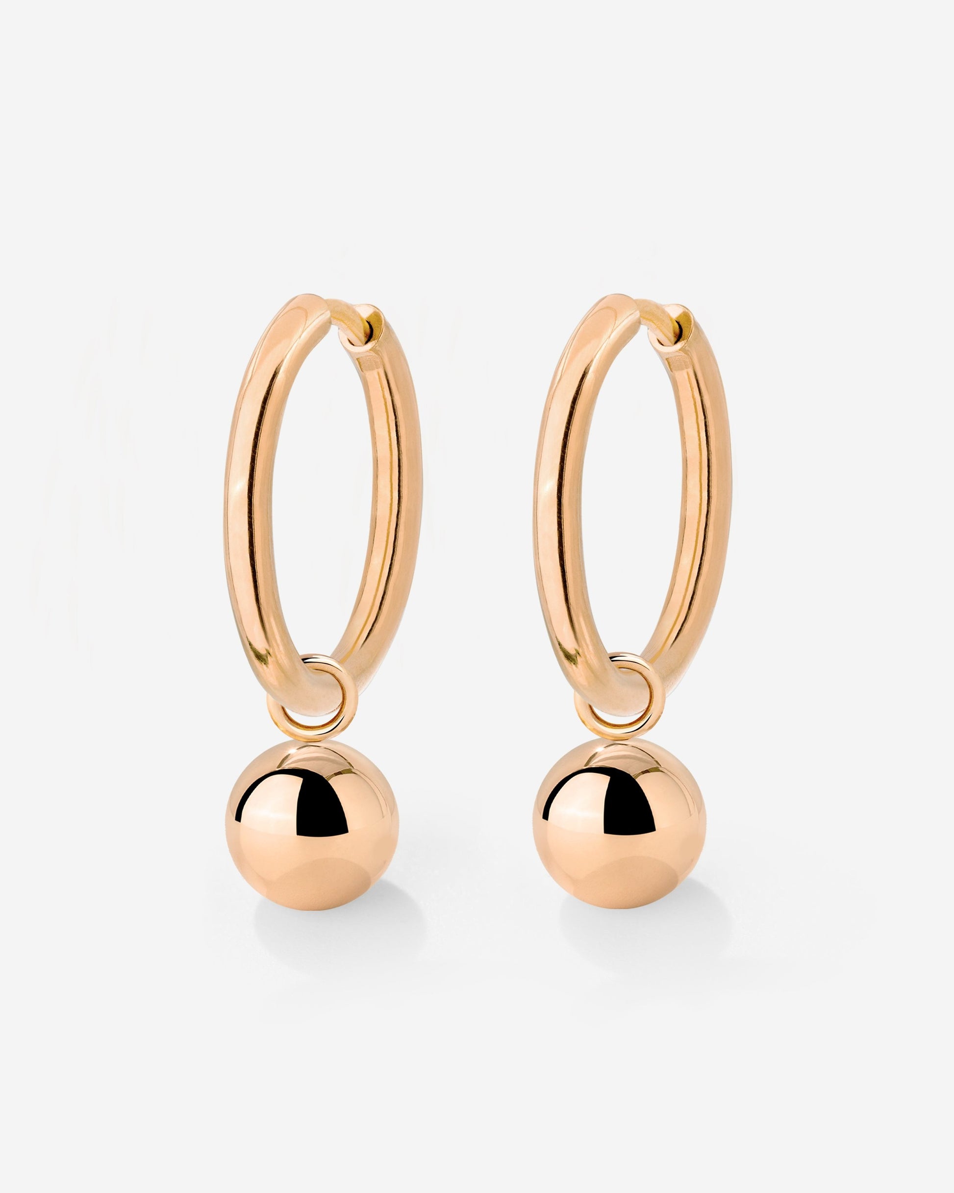 Bubbly Hoop Set Medium Oro Rosa