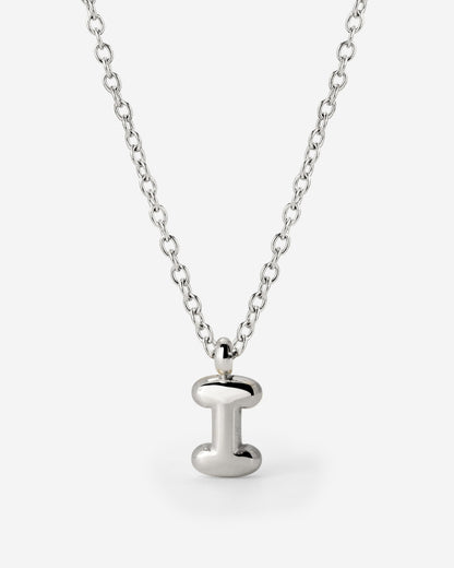 Bubble Letter Collana Argento